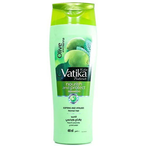 DABUR Шампунь питание и защита (Vatika Nourish&Protect) 400 #1