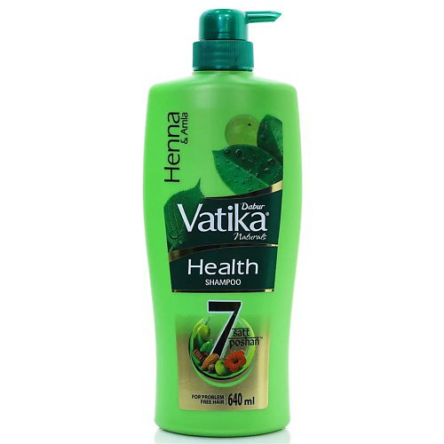 DABUR Шампунь с хной и амлой (Vatika Naturals Health) 640 #1