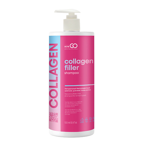 DCTR.GO HEALING SYSTEM Шампунь для глубокого восстановления волос Collagen Filler Shampoo 1000 #1