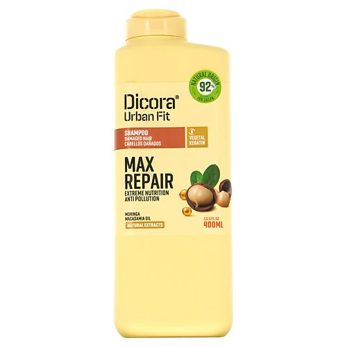 DICORA URBAN FIT Шампунь для волос с маслом макадамии (экстра восстановление и питание) 400 #1