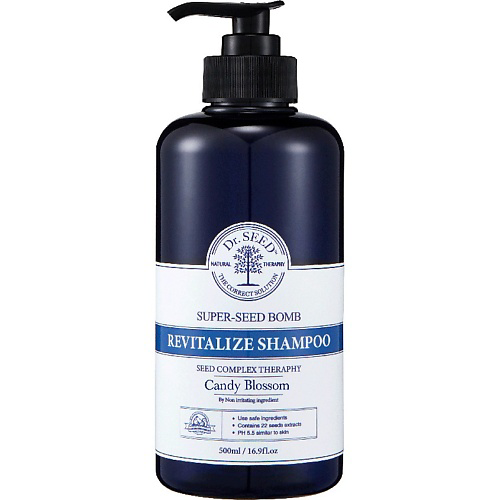 DR. SEED Шампунь для волос с ароматом сладких цветов Revitalize Shampoo Candy Blossom 500 #1