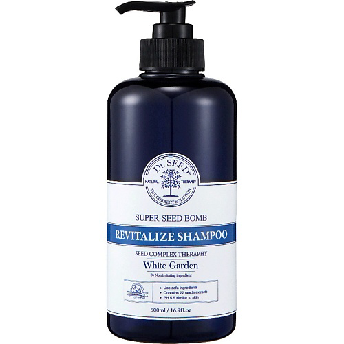 DR. SEED Шампунь для волос с ароматом букета белых цветов Revitalize Shampoo White Garden 500 #1