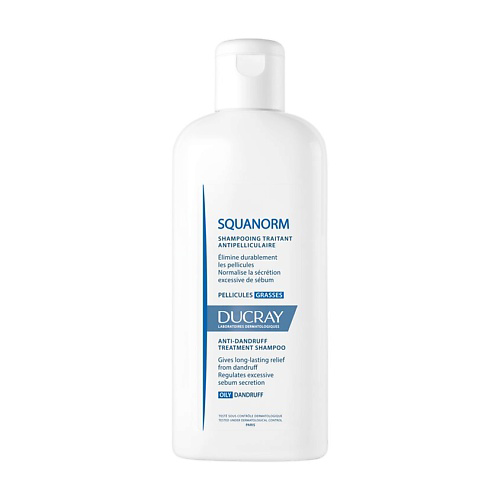 DUCRAY Шампунь для волос от жирной перхоти Squanorm 200 #1
