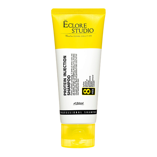 ECLORE STUDIO Укрепляющий протеиновый шампунь PROTEIN INJECTION SHAMPOO для волос 100 #1
