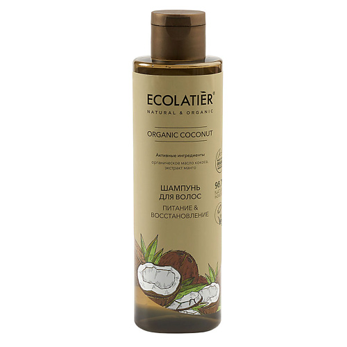 ECOLATIER GREEN Шампунь для волос Питание & Восстановление ORGANIC COCONUT 250 #1