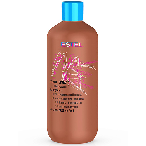 ESTEL PROFESSIONAL ESTEL Шампунь для повреждённых и секущихся волос ME Это сила 400 #1