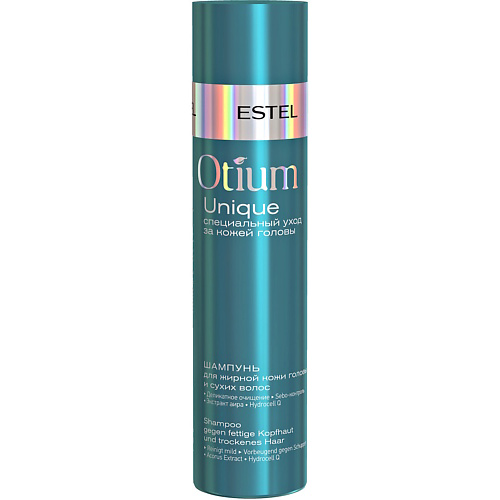 ESTEL PROFESSIONAL ESTEL Шампунь для жирной кожи головы и сухих волос OTIUM UNIQUE 250 #1