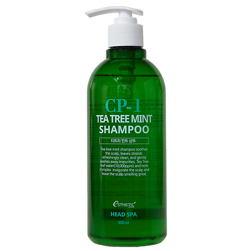 ESTHETIC HOUSE Шампунь для волос успокаивающий CP-1 TEA TREE MINT SHAMPOO 500 #1