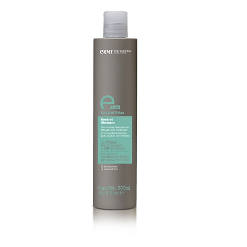 EVA PROFESSIONAL HAIR CARE Шампунь для кудрявых волос разглаживающий E-Line Control Frizz 300 #1
