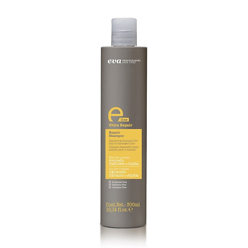 EVA PROFESSIONAL HAIR CARE Шампунь для волос восстанавливающий E-Line Ultra Repair 300 #1