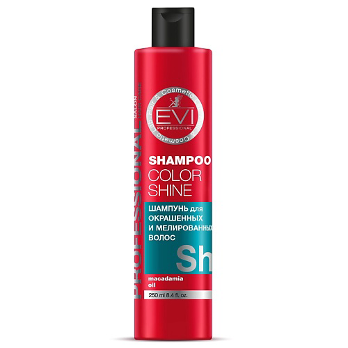 EVI PROFESSIONAL Шампунь "Интенсивный" уход для окрашенных и мелированных волос Professional Salon Hair Care Shampoo Color Shine 250 #1