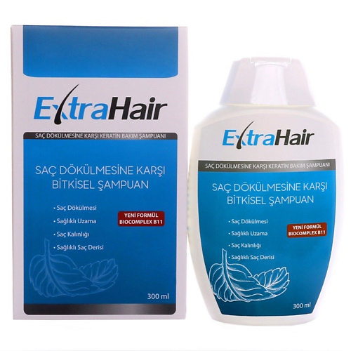 EXTRAHAIR Шампунь кератиновый  для роста и против выпадения волос без SLS 300 #1
