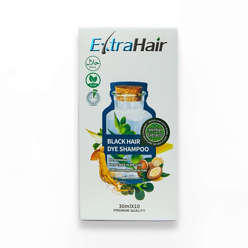 EXTRAHAIR Шампунь красящий от седых волос 30 #1