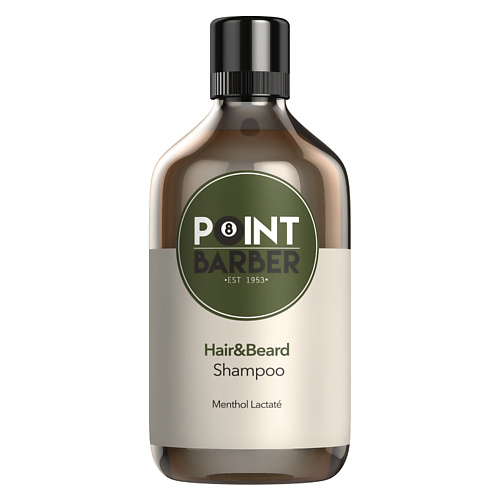 FARMAGAN Освежающий шампунь для волос и бороды POINT BARBER 300 #1