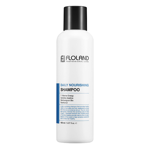 FLOLAND Питательный шампунь с центеллой и комплексом морских водорослей Daily Nourishing Shampoo 150 #1