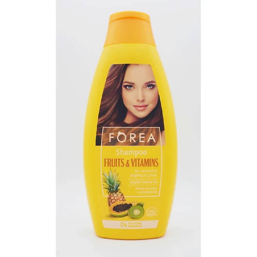 FOREA Шампунь для волос женский с фруктами Forea Shampoo Fruits & Vitamins 500 #1