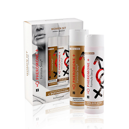 FORMULA SEXY Подарочный набор для женщин с феромонами №2  Шампунь + Гель для душа без SLS, парабенов 500 #1