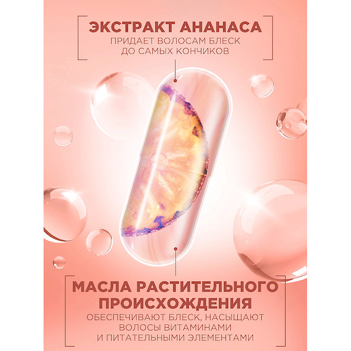 FRUCTIS Шампунь, Superfood Ананас, для длинных и тусклых волос 350 #1