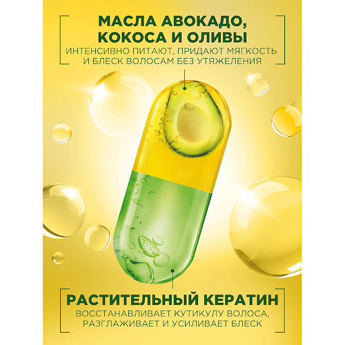 FRUCTIS Укрепляющий шампунь, Тройное Восстановление, для сухих и ломких волоc 400 #1