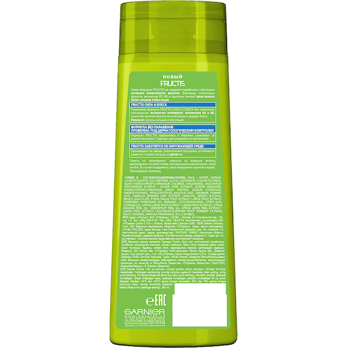 GARNIER Шампунь для нормальных волос, укрепляющий, с Экстрактом Грейпфрута "Сила и Блеск" Fructis 400 #1