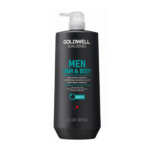 GOLDWELL Мужской шампунь-гель для душа Dualsenses For Men Hair & Body 1000 #1