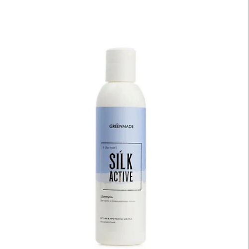 GREENMADE Шампунь для сухих и поврежденных волос SILK ACTIVE 200 #1