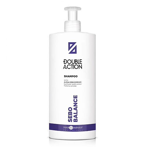 HAIR COMPANY Шампунь регулирующий работу сальных желез "SEBO BALANCE SHAMPOO" DOUBLE ACTION 1000 #1