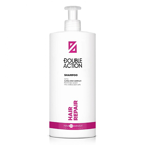 HAIR COMPANY Шампунь восстанавливающий "HAIR REPAIR SHAMPOO" DOUBLE ACTION 1000 #1