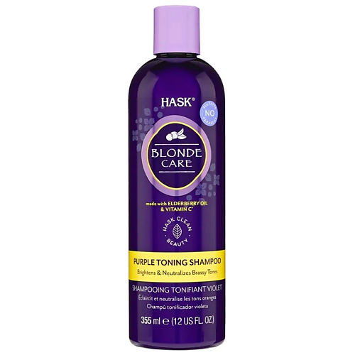 HASK HASK Blonde Care Purple Shampoo - шампунь оттеночный фиолетовый для светлых волос 355 #1