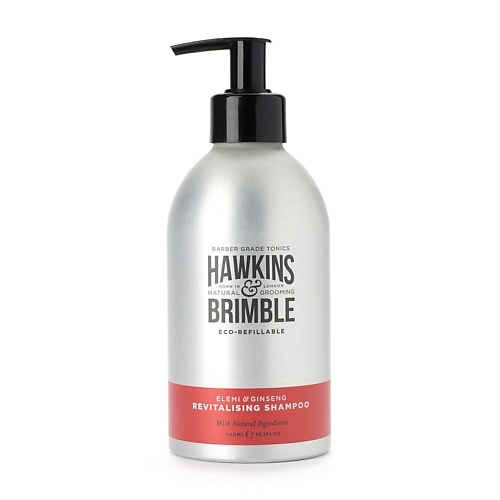 HAWKINS & BRIMBLE Шампунь для волос восстанавливающий в многоразовом флаконе Elemi & Ginseng Revitalising Shampoo 300 #1