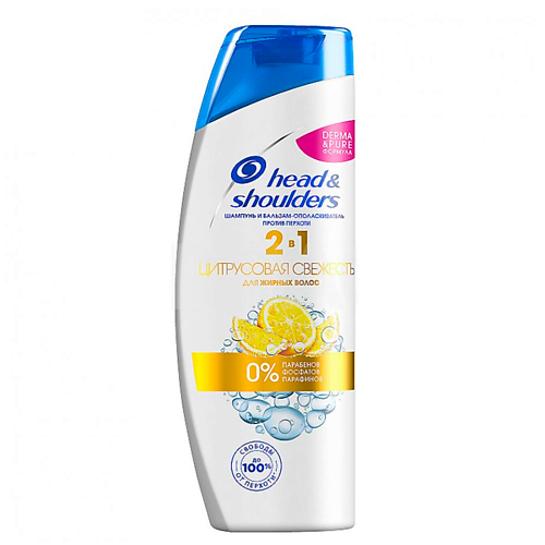 HEAD & SHOULDERS Шампунь Против перхоти 2в1 Цитрусовая свежесть для жирных волос 400 #1