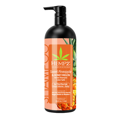 HEMPZ Шампунь Ананас и Медовая Дыня / Sweet Pineapple & Honey Melon Volumizing Shampoo 1000 #1