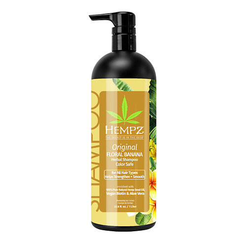 HEMPZ Шампунь Оригинальный / Original Herbal Shampoo For Damaged & Color Treated Hair 1000 #1