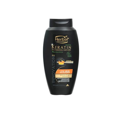 HERBAL Шампунь фито-кератин Восстановление и гладкость Keratin Professional Hair Care Shampoo 400 #1