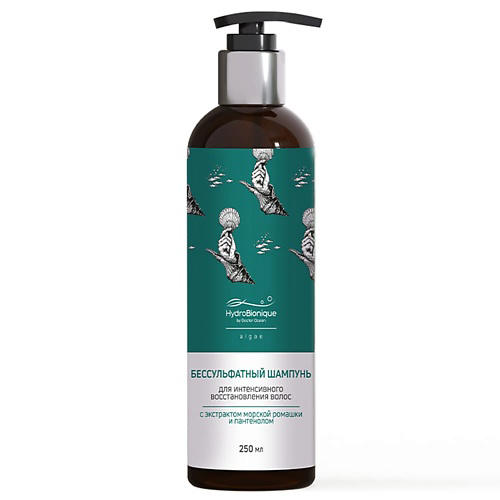 HYDROBIONIQUE BY DOCTOR OCEAN Шампунь бессульфатный с экстрактом морской ромашки и пантенолом 250 #1
