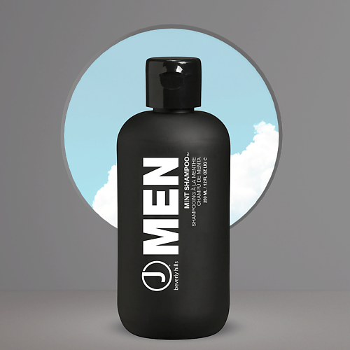 J BEVERLY HILLS Шампунь мятный для мужчин MEN Mint Shampoo 350 #1