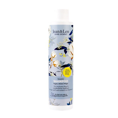 JEAN&LEN Шампунь для волос  Shampoo Sensitiv Hafermilch&Baumwollsamenöl 300 #1
