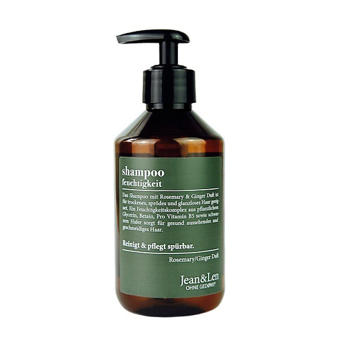 JEAN&LEN Шампунь для волос Shampoo Rosemary&GingerFeuchtigkeit 300 #1