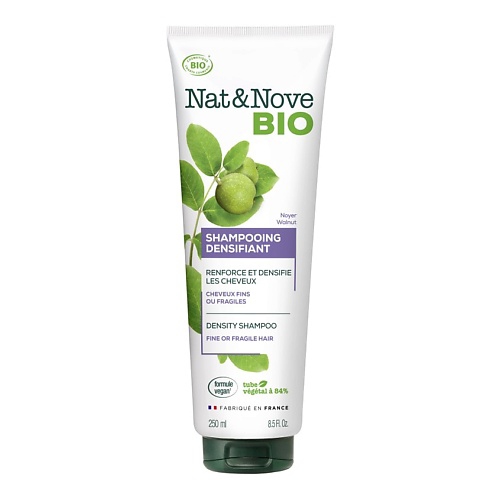 KERANOVE Шампунь для нормальных или ломких волос Грецкий орех Nat & Nove Bio Shampoo 250 #1
