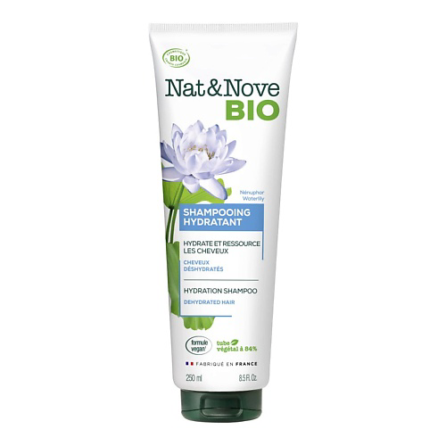 KERANOVE Шампунь для обезвоженных волос с экстрактом лилии Nat & Nove Bio Shampoo 250 #1
