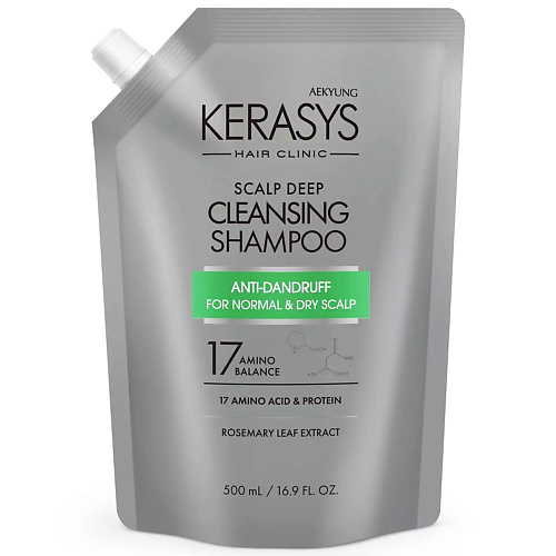 KERASYS Clinic Шампунь для кожи головы Освежающий 500 #1