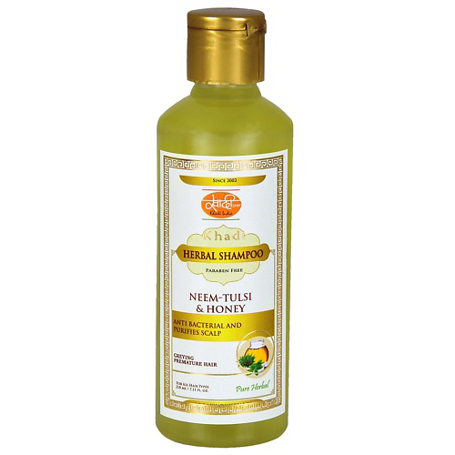 KHADI Шампунь для очищения волос Ним, Тулси и Мед 210 #1