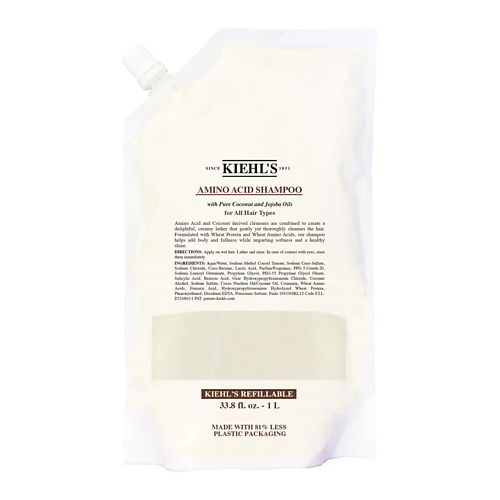 KIEHL'S Мягкий шампунь Amino Acid Shampoo 1000 #1