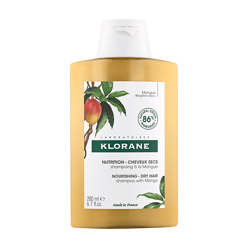 KLORANE Шампунь с маслом Манго Nourishing - Dry Hair Shampoo 200 #1