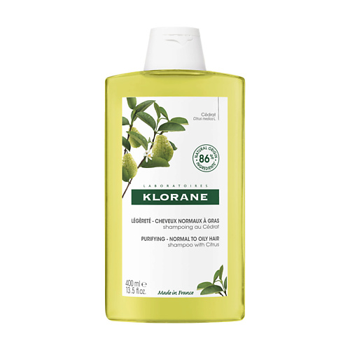 KLORANE Шампунь с мякотью Цитрона Purifying Shampoo 400 #1