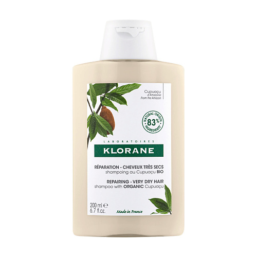 KLORANE Восстанавливающий шампунь с органическим маслом Купуасу Repairing Shampoo 200 #1
