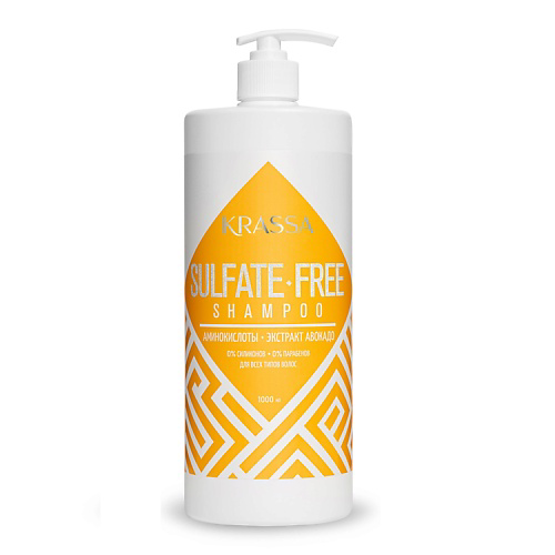 KRASSA Professional Sulfate-free Шампунь для волос бессульфатный с дозатором 1000 #1