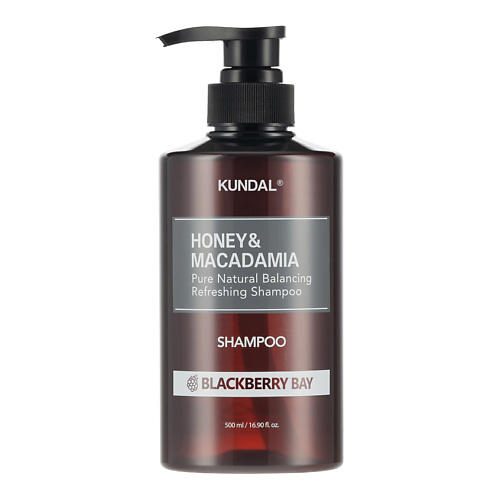 KUNDAL Шампунь для волос Ежевичный залив Honey & Macadamia Shampoo 500 #1