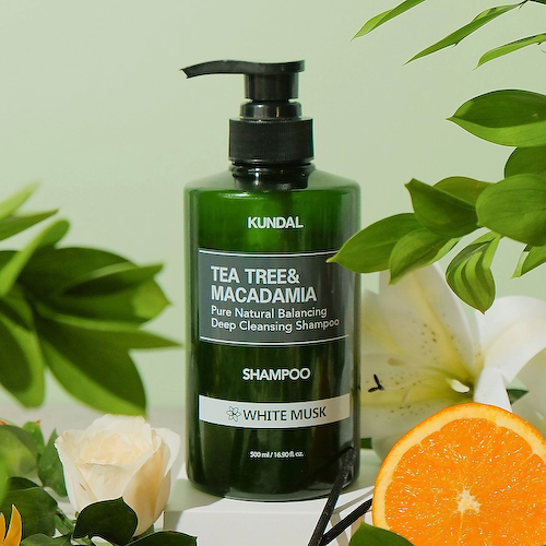 KUNDAL Шампунь для волос очищающий Белый мускус Tea Tree & Macadamia Shampoo 500 #1