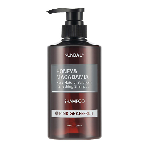 KUNDAL Шампунь для волос Розовый грейпфрут Honey & Macadamia Shampoo 500 #1